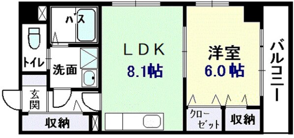 エーデルワイス本所の物件間取画像